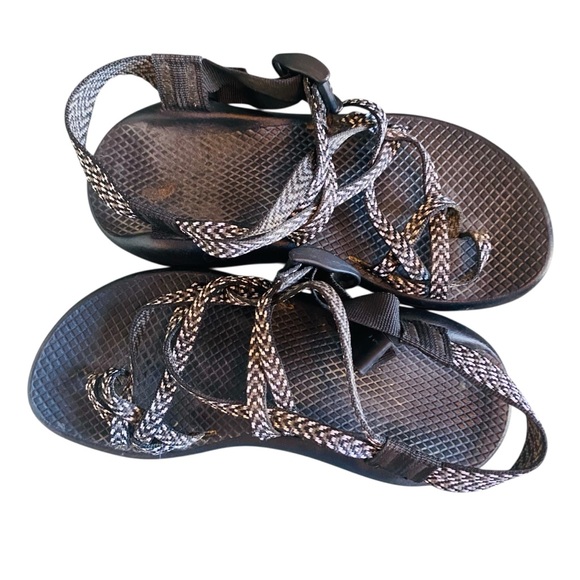 Chaco Classic ZX/2 Sandal Black White - Picture 5 of 12
